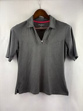 Women’s Tommy Armour Small Heather Gray Sports Polo